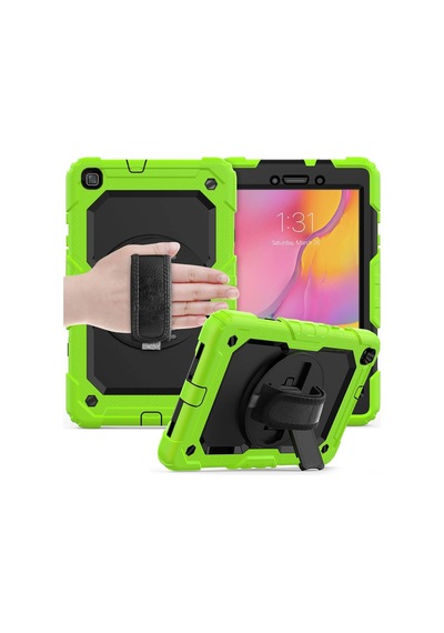 Gld-spt- Newface Samsung Uyumlu Galaxy T290 Tab A 8 Kılıf Pars Tablet Kapak - Yeşil