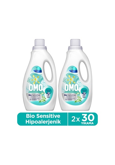 Omo Sıvı Deterjan Bio Sensitive Aloe Vera 1500 Ml X2 Diğer