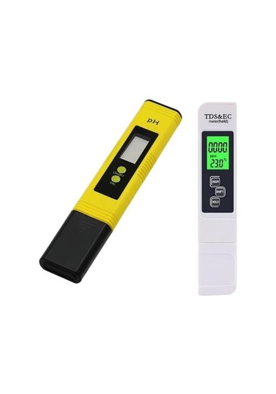Dijital Ph Metre Su Sıvı Akvaryum Ph Ölçer Kalibrasyon Tds & Ec Su Ppm Ve Iletkenlik Ölçer Led Işıklı