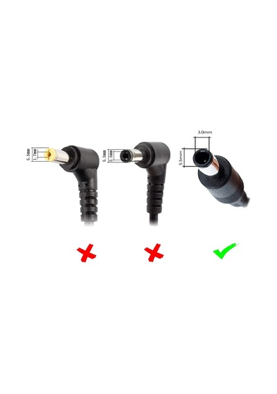 Şarj Cihazı 19 V 3,16 A 60 W Dizüstü Bilgisayar Şarj Kablosu Ac Samsung Fiş İçin Güç Kaynağı: 5,5 X 3,0 Mm Şarj Cihazı Taşınabilir Bilgisayar İçin Güç Kaynağı