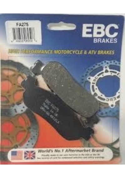 2002-2003 Yamaha Yzf R1 Arka Fren Balatası Ebc Fa275 Bala