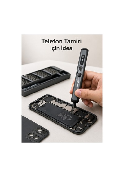 Özel Üretim Telefon Tamiri Pratik Kit Masaüstü Set Elektrikli Hassas Tornavida Seti 68 Parça