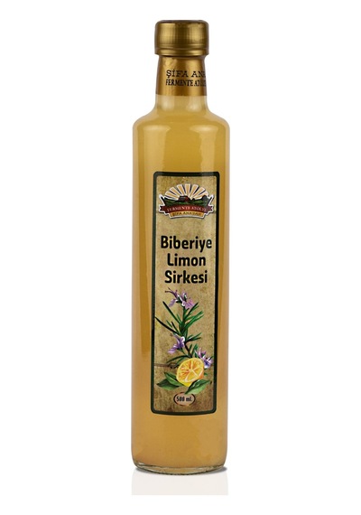 Biberiye & Limon Sirkesi Geleneksel Fermantasyon 500 Ml