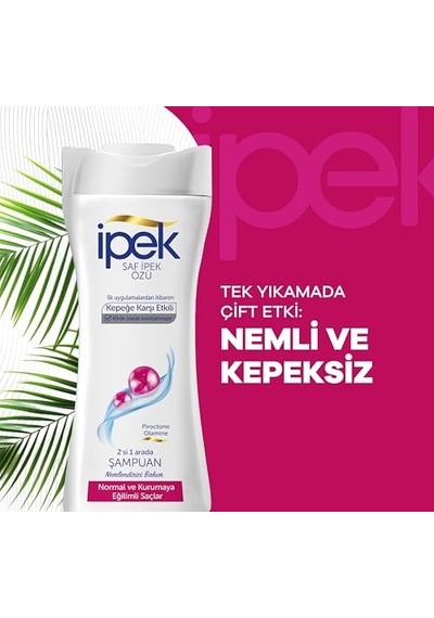 Kepeğe Karşı Etkili İkisi Bir Arada Normal Ve Kurumaya Eğilimli Saçlar İçin Şampuan Diğer