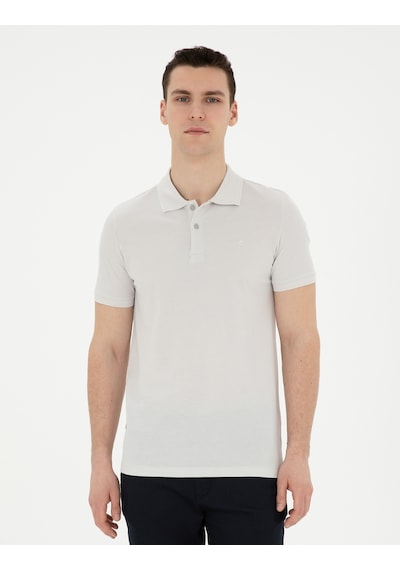 Pierre Cardin Erkek Açık Gri Tişört Basic 50291625-vr001 Açık Gri