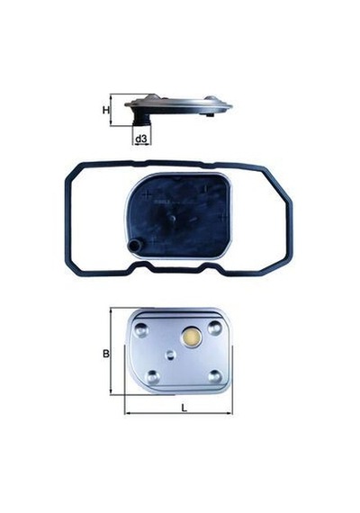 Mahle Hx158d Otomatik Şanzıman Yagı Fıltre Seti Mercedes W169 W245 A1693771395-a1693710480