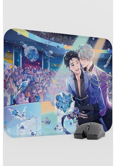 Yuri On Ice Anime V2 - 48x40 Xl Gaming Kauçuk Kaymaz Taban Mouse Pad Fare Altlığı