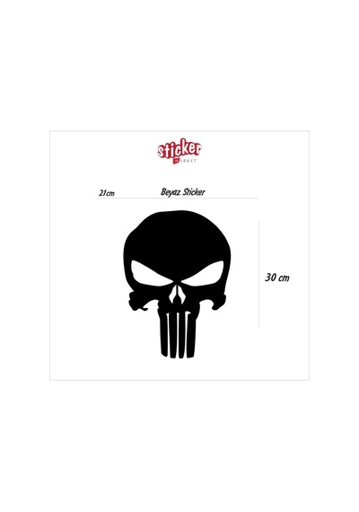 Kurukafa Beyaz Sticker (135134992)