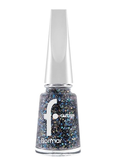 Glitter Yarı Transparan & Parlak Bitişli Simli Oje 79363834