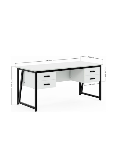 Ms2c Çalışma Masası,ofis Masası - 70x160 Cm - Beyaz - 4 Çekmeceli Ms2c - 4 Çekmeceli - Beyaz Ms2c Çalışma Masası,ofis Masası - 70x160 Cm - Beyaz - 4 Çekmeceli Ms2c - 4 Çekmeceli - Beyaz