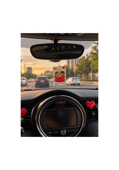 Bera Print Lab Love Is Temalı Sevgiliye Özel Tasarımlı Oto Kokusu Dikiz Aynası Süsü Araç Kokusu Çok Renkli - 934626796