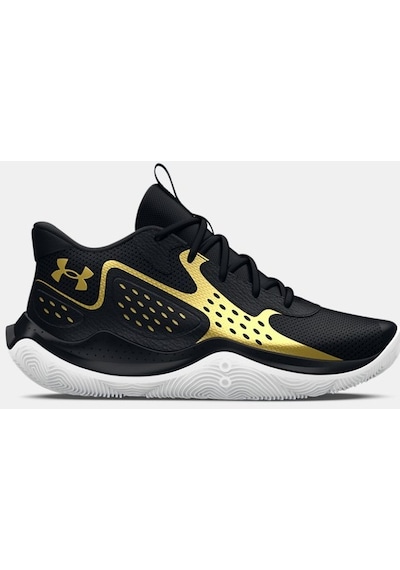 Under Armour Unisex UA Jet '23 Basketbol Ayakkabısı 3026634-001 Altın - Siyah