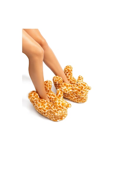 Twigy Pookie Kadın Hayvanlı Panduf Leopar 36/41 EE0561 Leopar
