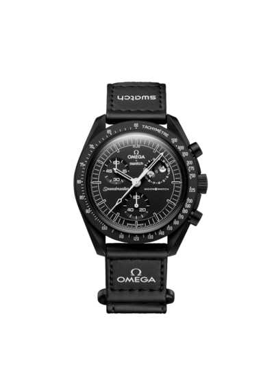 Swatch Omega Moonswatch Mission To The Moonphase - New Moon So33b700 Siyah