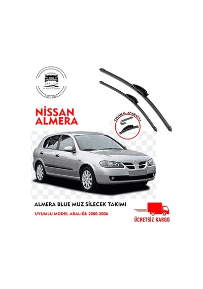 ALMERA ÖN CAM SİLECEK SETİ  (2000-2006) ARASI