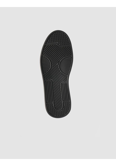 %100 Hakiki Deri Full Siyah Erkek Spor Ayakkabı Siyah