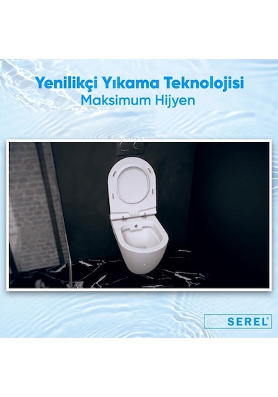 Serel Nita 52 cm Asma Klozet Kapak Hariç NT23ODS110H