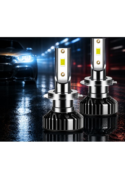 Apexi H4 Mini Led Xenon Far Ampul Seti 52w 8000 Lümen Ultra Güçlü Aydınlatmaaa