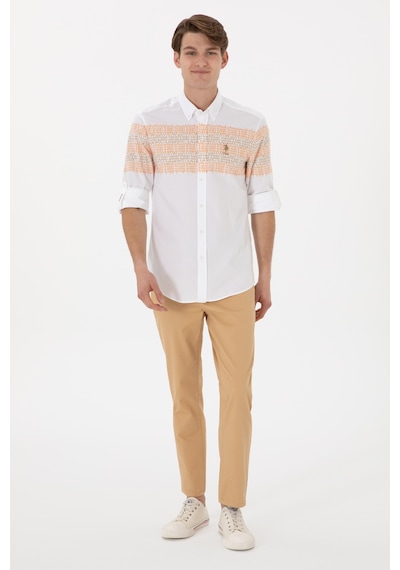 U.s. Polo Assn. Erkek Kanvas Pantolon 2098513 Camel