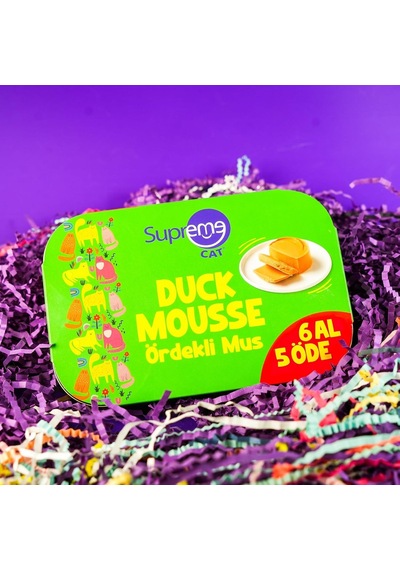 Cat Ördekli Püre 85gr 6 Al 5 Öde Islak Mama