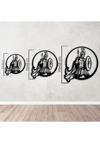 "sparta Ruhu" Metal Duvar Dekoru