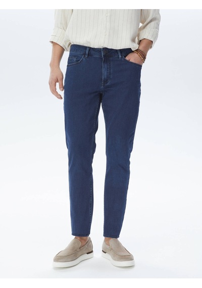 Kip Lacivert Slim Fit Denim Pamuk Karışımlı Pantolon Çok Renkli Kip Lacivert Slim Fit Denim Pamuk Karışımlı Pantolon Çok Renkli
