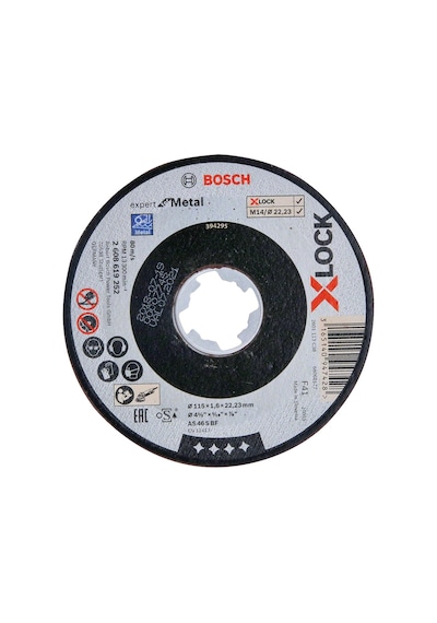 Bosch X-Lock Expert For Metal 115x1.6x22.23 Düz Kesici Disk Bosch X-Lock Expert For Metal 115x1.6x22.23 Düz Kesici Disk