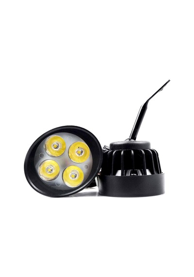 Knmaster Badger 12w Ayna Bağlantılı Motosiklet Sis Farı Takımı N11.3414