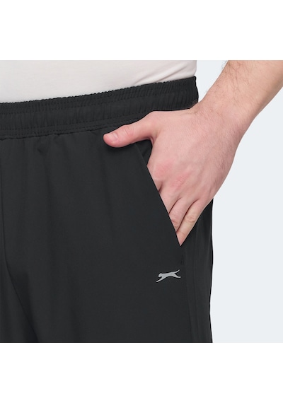 Slazenger VINAL Erkek Cepli Siyah Eşofman Altı
