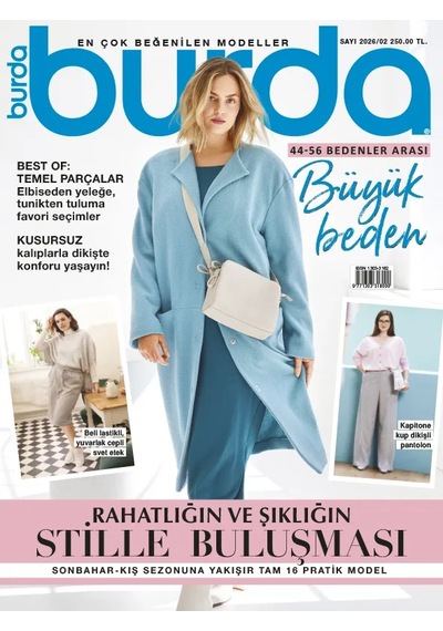 Burda Dergi Büyük Beden 2026/02