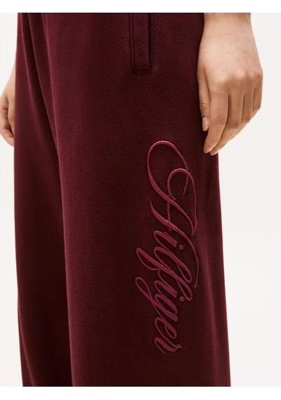 Tommy Hilfiger Scrıpt Terry Sweatpa, Xıh Bordo Kadın Eşofman Altı
