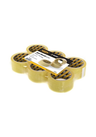 Sgs 6'lı Koli Bandı Şeffaf, Akrilik, 45 100metre Diğer