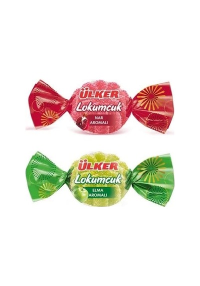 Lokumcuk Elma Ve Nar Aromalı Yumuşak Şeker 1 Kg.