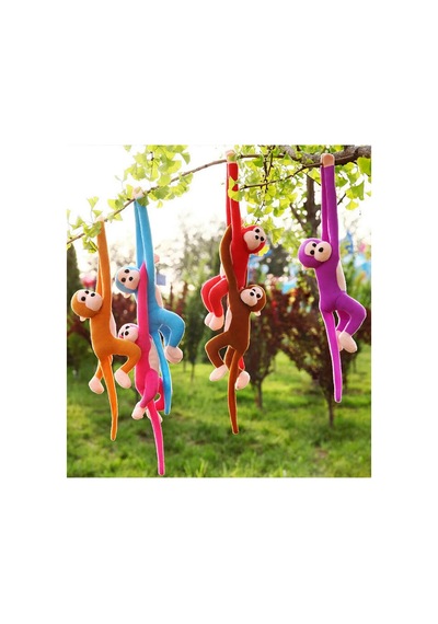 Elleri Yapışabilen Kaliteli Oyuncak Peluş Maymun 50 Cm. Sesli Çığlık Atan Renkli Maymun Sütlü Kahve Elleri Yapışabilen Kaliteli Oyuncak Peluş Maymun 50 Cm. Sesli Çığlık Atan Renkli Maymun Sütlü Kahve
