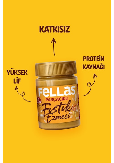 Fellas Ballı Fıstık Ezmesi 300 G x 2