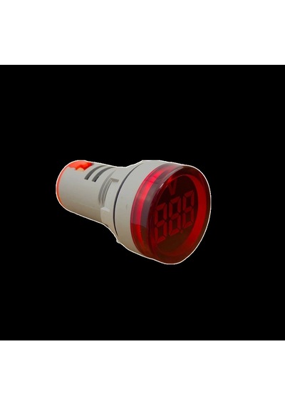 Ad22-22v-dc 22mm Dijital Voltmetre 5-50v Dc Kırmızı