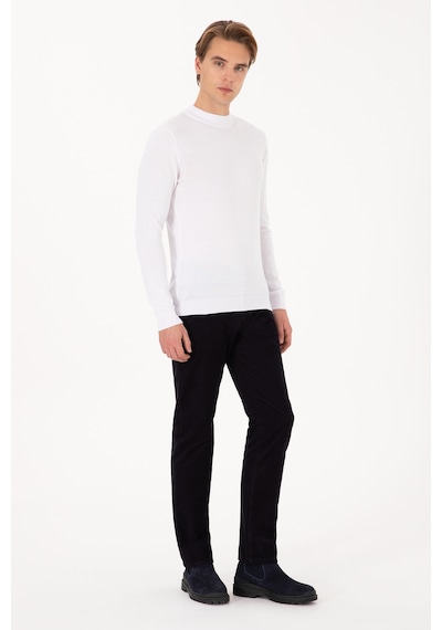 U.s. Polo Assn. Erkek Lacivert Pantolon Kanvas-chino 50310367-vr033 Lacıvert