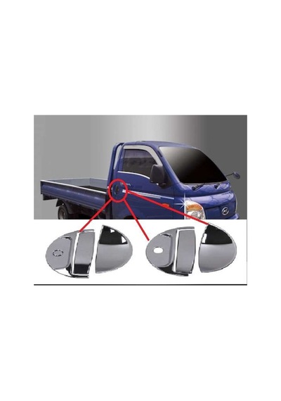 Hyundai H100 2010 Sonrası Kapı Kolu Abs Krom