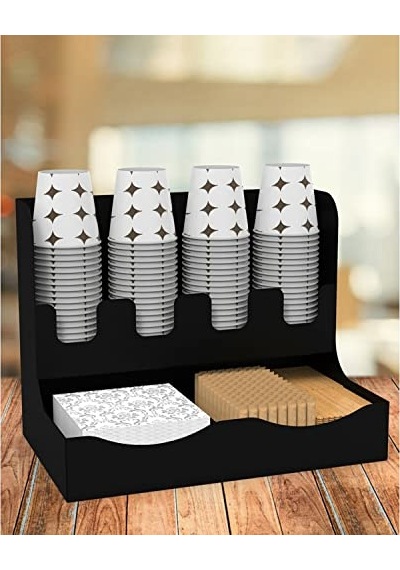 Çay Ve Kahve Organizasyon Standı 16oz Siyah Çok Renkli