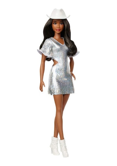 Barbie Büyüleyici Parti Bebekleri - Metalik Gri Elbiseli
