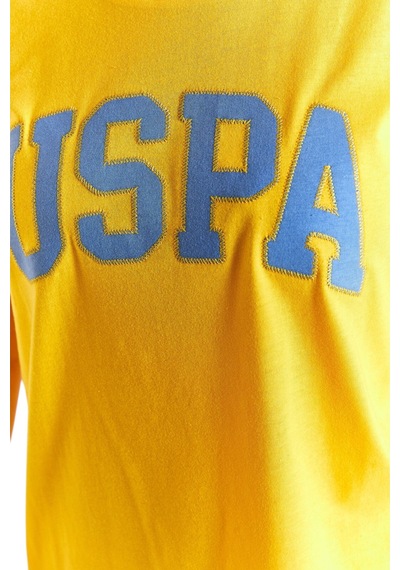 U.S. Polo Assn. Kadın Basic Tişört 1804839 Safran