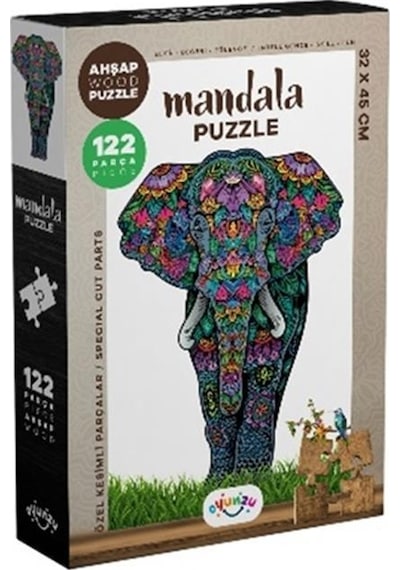 Fil Puzzle(ahşap) 122 Parça / Oyunzu