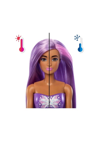Barbie Mattel Jfv58 Color Reveal Deniz Kızı, 3 Sürpriz Torbası, 4