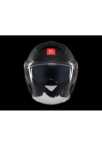 Mt Cosmo Sv Solid A1 Mat Siyah Açık Kask Mat Siyah