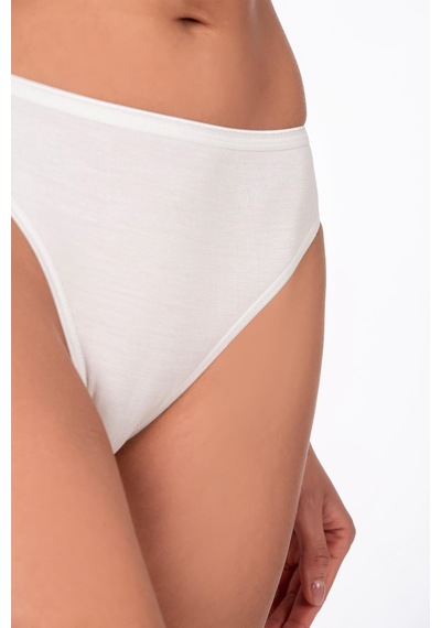 Kompedan Kadın Viskon Slip Ekru | K23926 Ekru