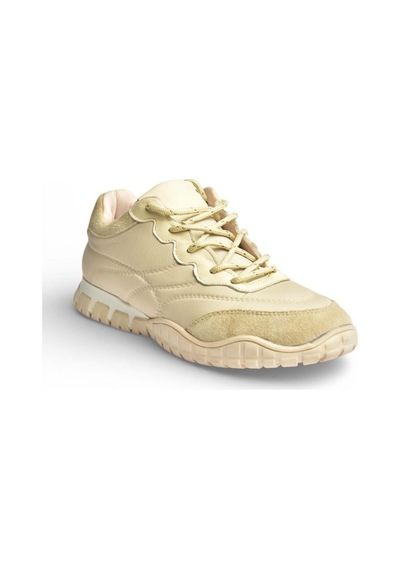 Fox Shoes Y312515704 Bej Kumaş Kadın Spor Ayakkabı Sneakers Bej