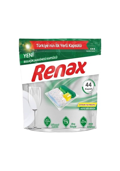 Bulaşık Makinesi Kapsül Deterjanı 44 Adet