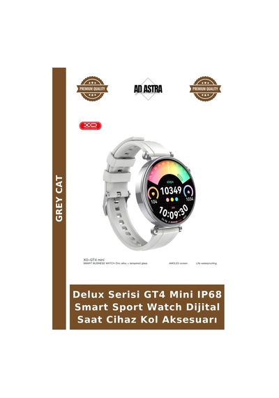 Delux Serisi Gt4 Mini Ip68 Smart Sport Watch Dijital Saat Cihaz Kol Aksesuarı