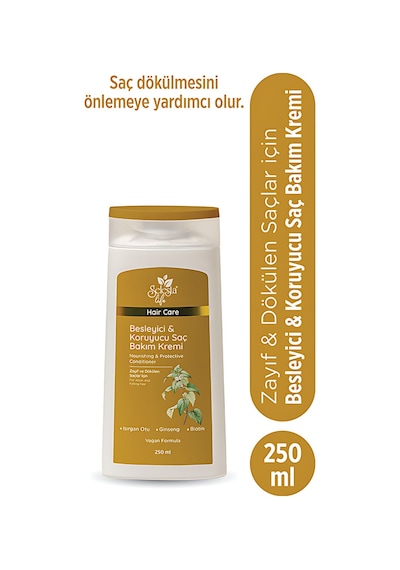 Selesta Life Isırgan Otu Ve Ginseng Özlü Besleyici & Koruyucu Ve Dökülen Saçlar İçin Bakım Kremi 250 Ml