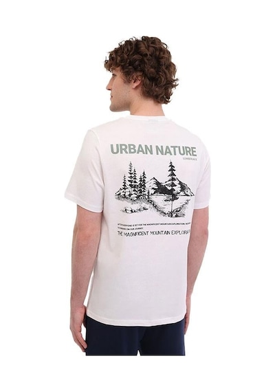 Lumberjack 5m Ml Renas Erkek T-shirt 102007749 Ekru